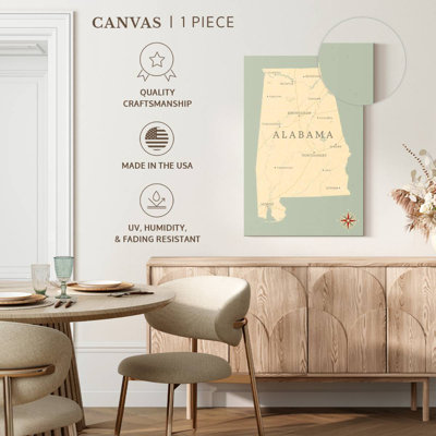 Ancienne carte de l'Alabama, Aliaz