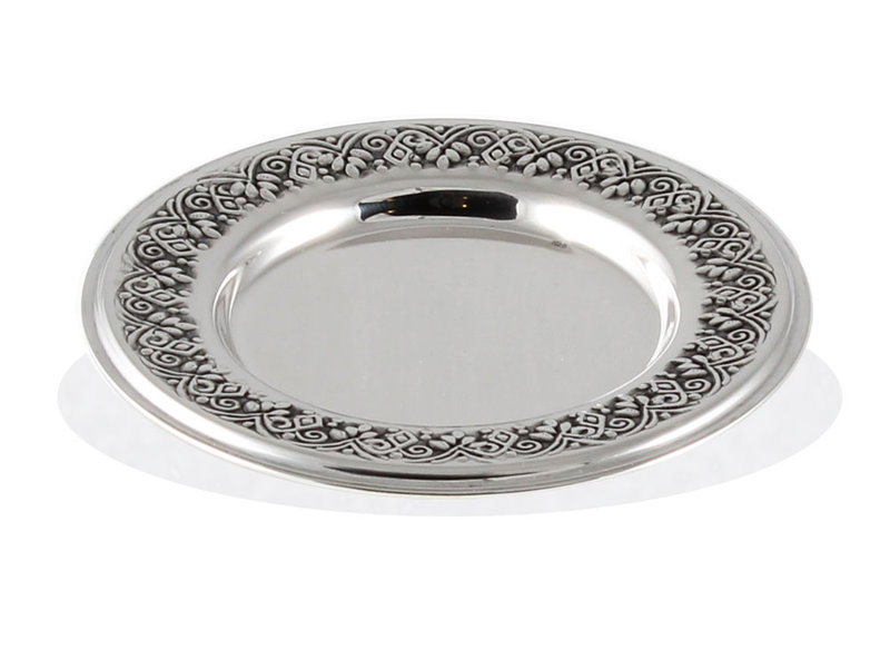 Sterling Silver Challah Tray & Knife