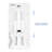 White Height Adjustable VESA Adapter