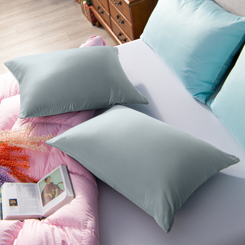 Microfiber - Set of 2, Standard Pillowcase, Gray