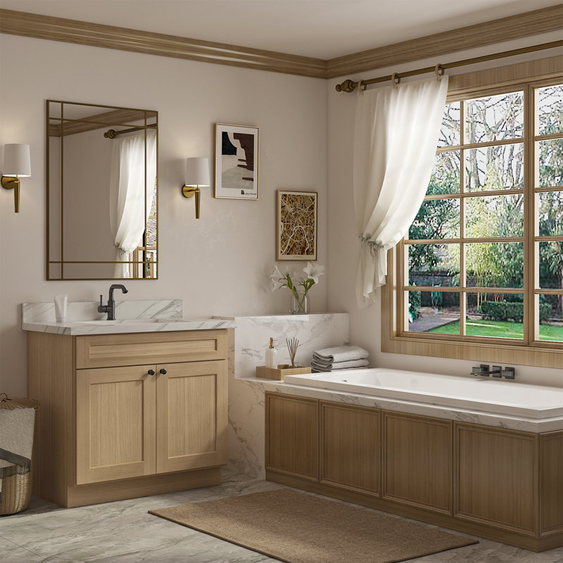 Meuble-lavabo 36 po, Chêne Redondo