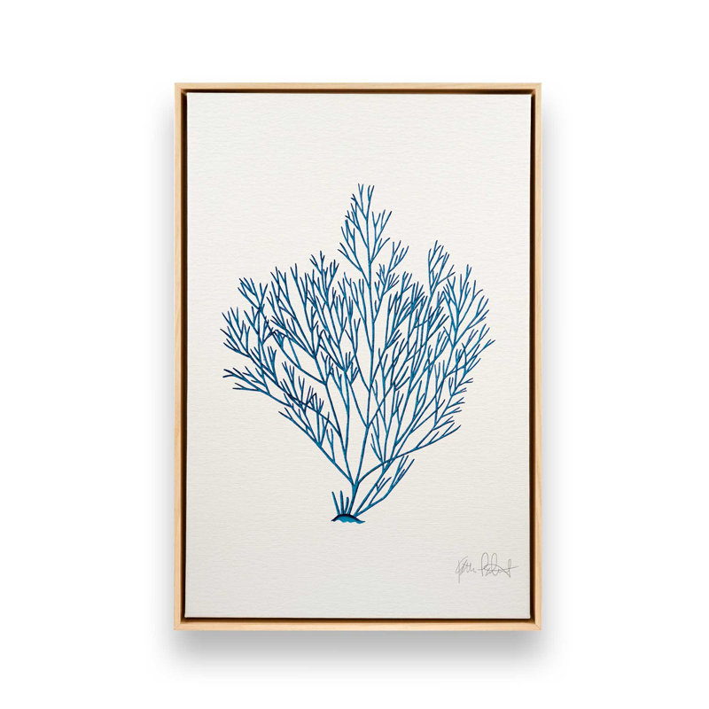 "Nature's Blueprint", reproduction sur toile, Cadre flottant en érable américain, H 12,75 po x l 8,75 po x P 1,75 po