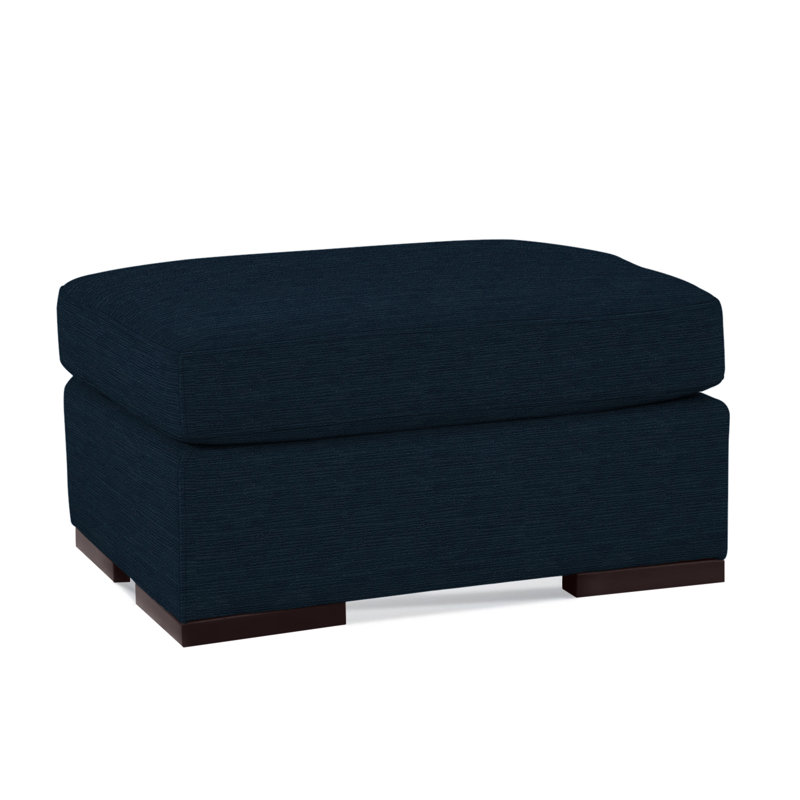 Memphis Ottoman, Java, Brown Geometric, 0456-33