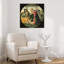 Tableau abstrait contemporain représentant la Sainte Famille-419066535