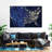 Night Lights USA Map On Canvas Print-1455314853