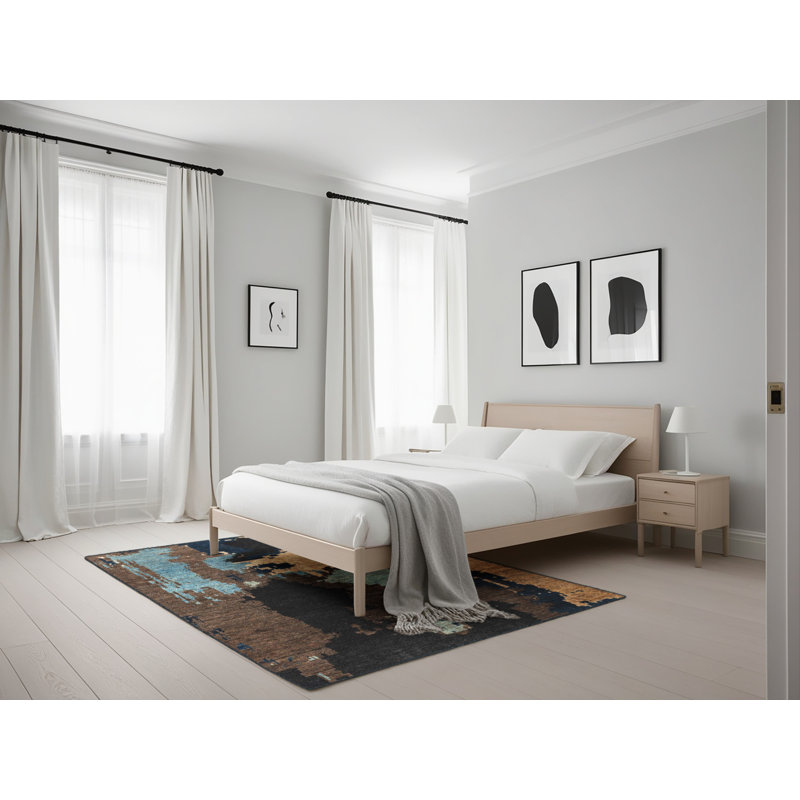 Tapis abstrait 4127, Rectangle 5 pi x 7 pi