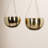 Benally Iron Hanging Dome Wall Planter-1370159638