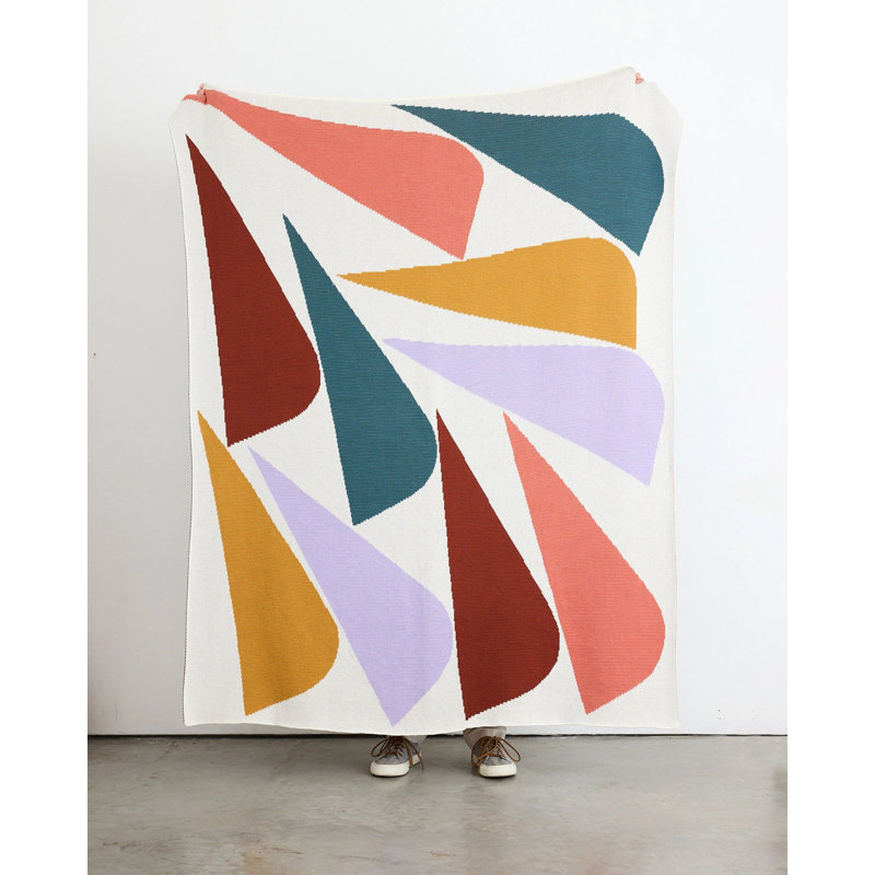 Easy Breezy Throw Blanket, Half Tones