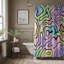 Rideau de douche Pastel Wave Art - Premium-1187870898