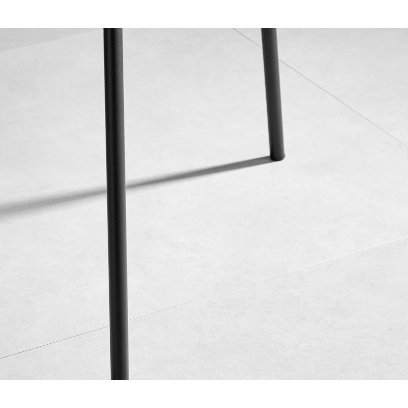 Silana Moulded Plastic Dining Chair - Elegant and Minimalist Bat Chair Design, Black, Blue