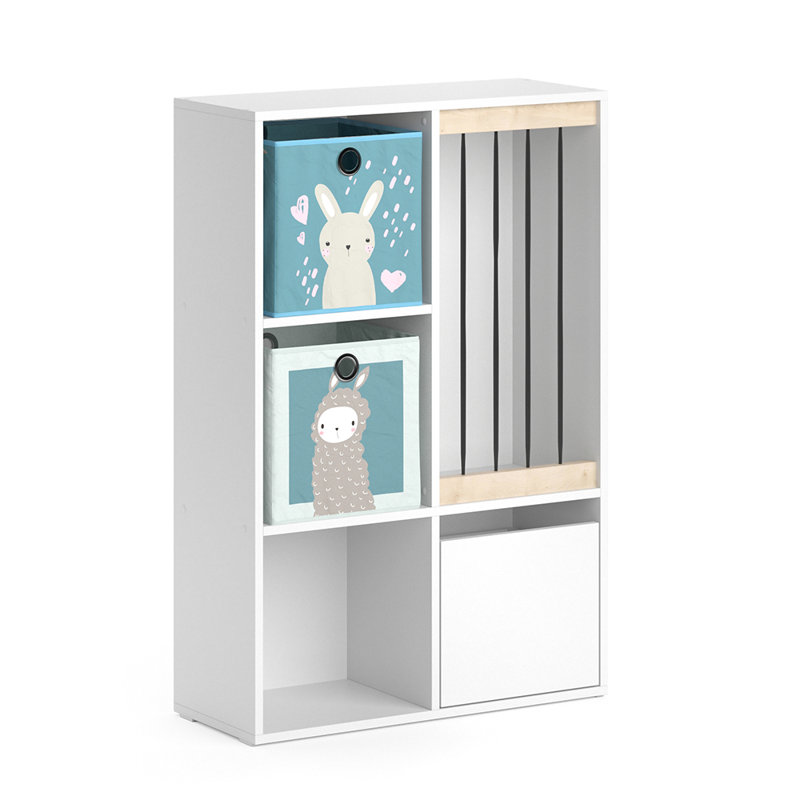 Embree 107.8cm H X 72cm W Toy Storage Kids Bookcase