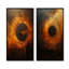 Bronze Blackhole Solar System - Ensemble de 2 impressions sur toile système solaire-1792256164-1792256168