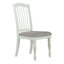 Chaise d'appoint blanche Cleckheat