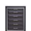 Coffre de rangement G01600-CH, noir
