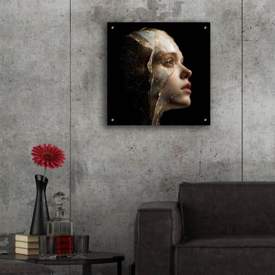 Epic Art 'Universal Mind 3' by Ann Klee Acrylic Glass Wall Art, 24" x 24"