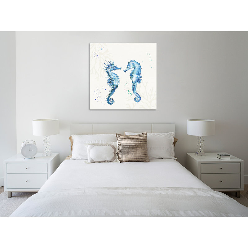 "Deep Sea III No Words", toile tendue par Anne Tavoletti, H 24 po x l 24 po x P 1,5 po