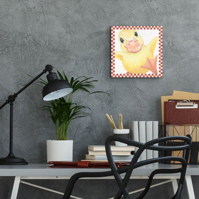 «Farm Friends 2 Border» par Myles Sullivan, art mural en verre acrylique
