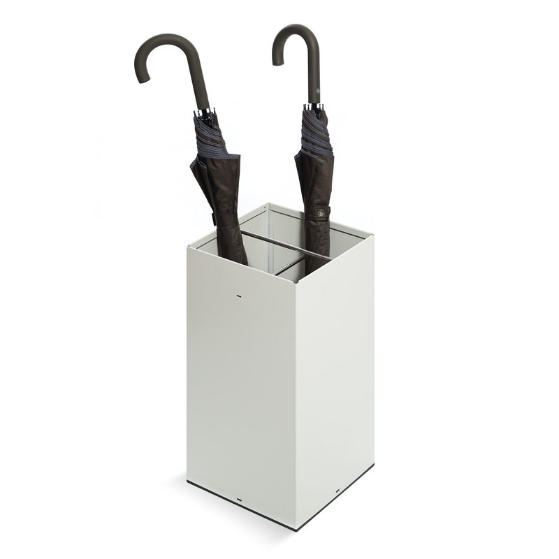 Riga Metal Freestanding Umbrella Stand, White