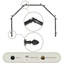 Tringle à rideaux simple réglable 0,81 po Allyssa-2131503511-2069553186