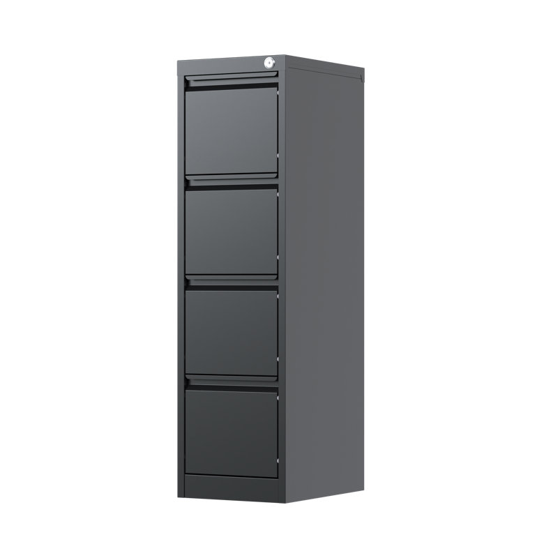 Itzely 4-Drawer Lateral Filing Cabinet with Lock, Assembly Required