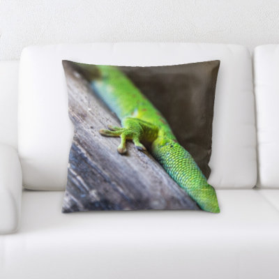 Wrenshall Lizard Throw Pillow