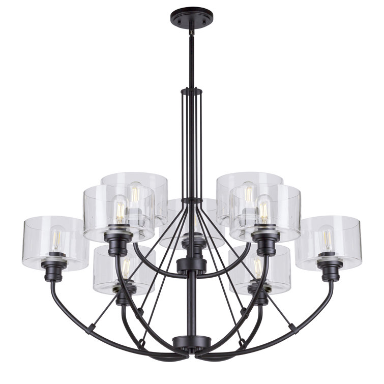 Dowding 9 - Light Dimmable Tiered Chandelier