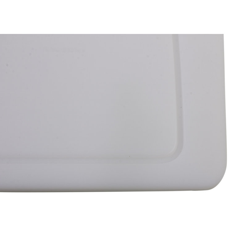 White Rectangular Polyethylene Dishwasher Safe Cutting Board