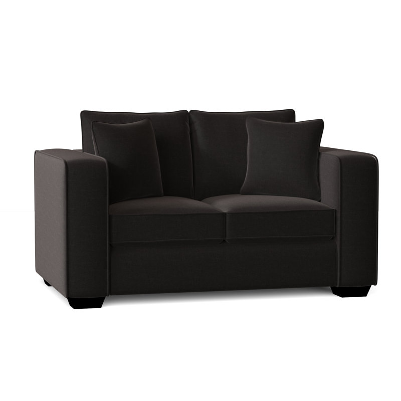 Juliet Upholstered 64'' Reclining Sleeper Sofa, Entice Steel