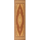 Ahlina Oriental Handwoven Olefin Area Rug in Red/Beige/Orange