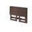 Stakmore Folding Wood/steel Desk With Power Block, Espresso Frame