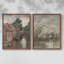 «Vintage Landscape», impression jet d'encre encadrée - ensemble de 2-1311840725-1311840727