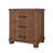 Rustic Three Drawer Reclaimed Solid Wood Farmhouse Nightstand Set Of Two