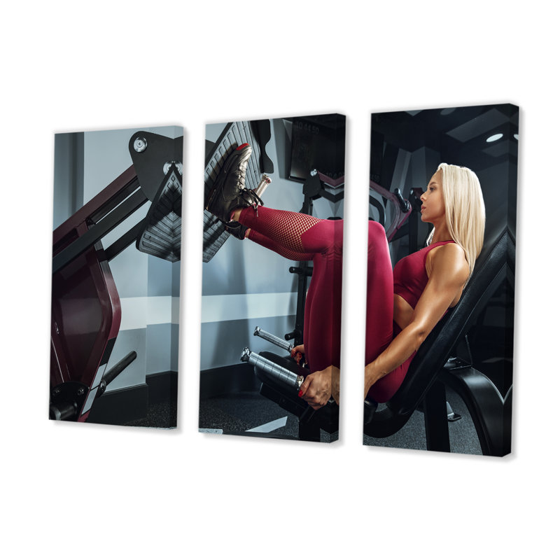 Linwood - Aérobie et musculation, ensemble d'art mural, H 28 po x l 36 po