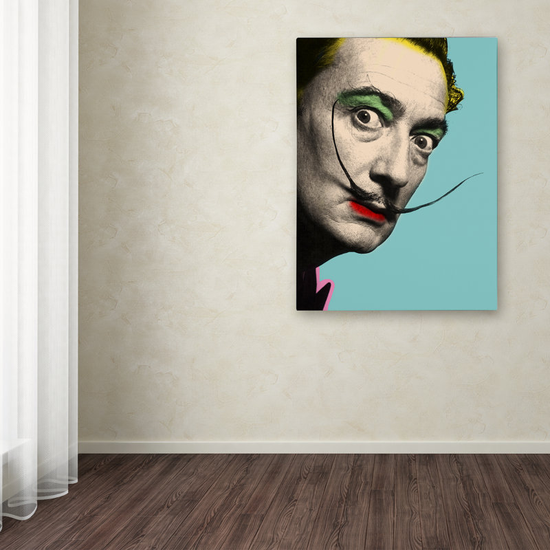 « salvador dali », impression sur toile tendue, H 24 po x l 18 po x P 2 po