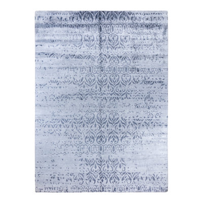 Overdyed One-of-a-Kind 8'10" x 12' Hand Knotted Area Rug