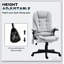 Fauteuil de bureau massant à dossier haut inclinable pour la maison et le bureau, soulageant les maux de dos et améliorant le confort.