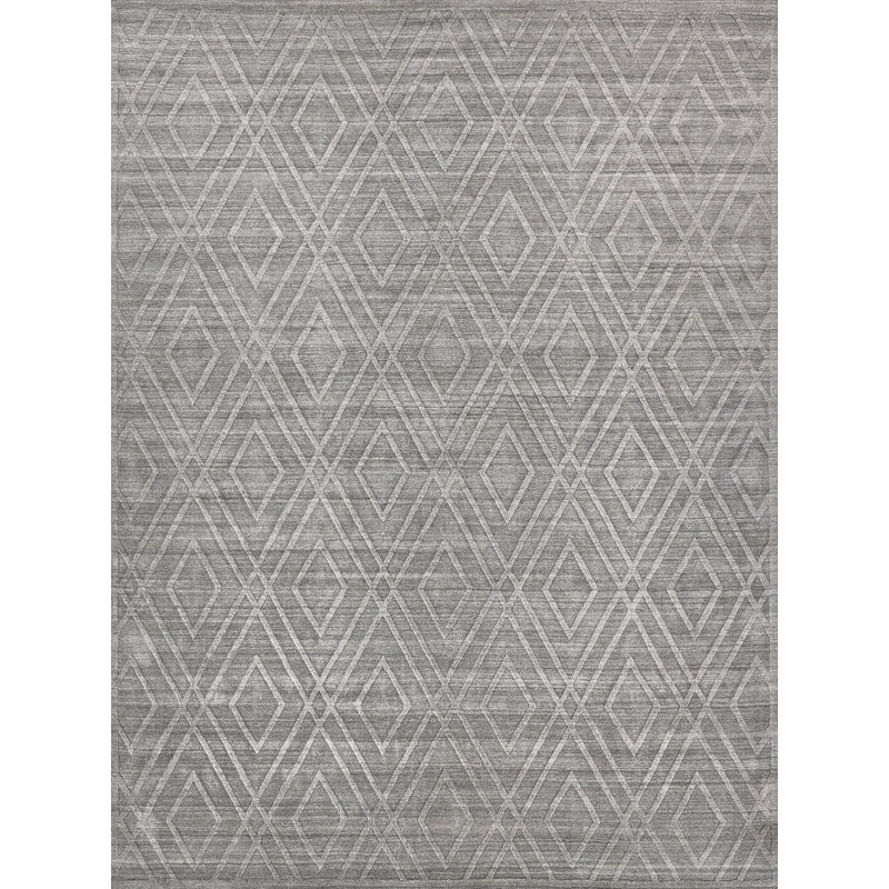 Castelli Geometric Area Rug in Gray, Rectangle 14' x 18'