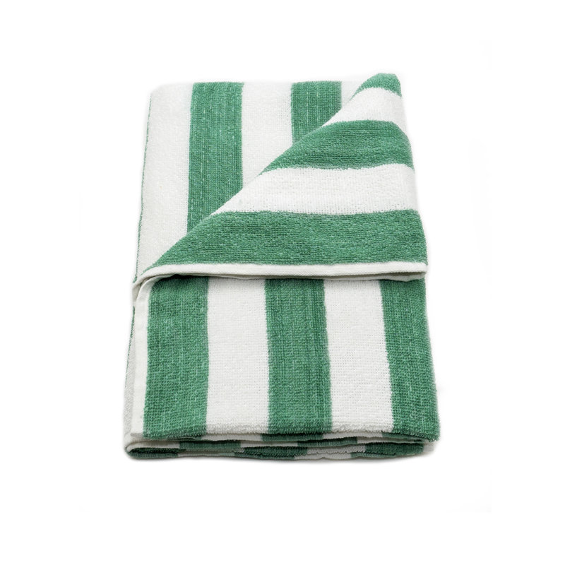 GOC Collection 3 Piece 100% Cotton Heavy Weight Beach Towel Set by Rifz, Mint