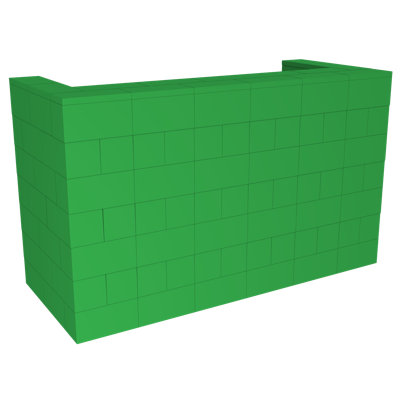 EverBlock 72" Wide Classic Bar and Counter Kit