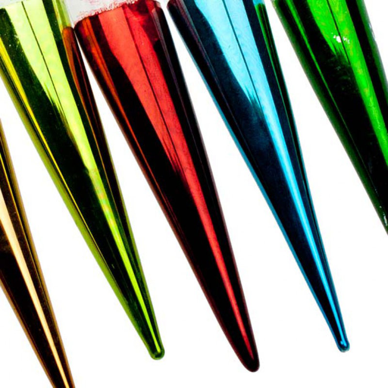 14cm Glass Finial Ornament
