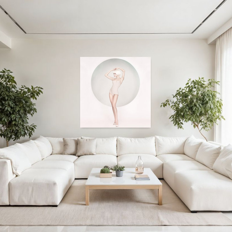 Pastel Muse Contemporary Art, 48" H x 48" W