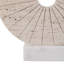 Sagebrook Home 11X10" Travertine Open Circle On Marble Base, Tan