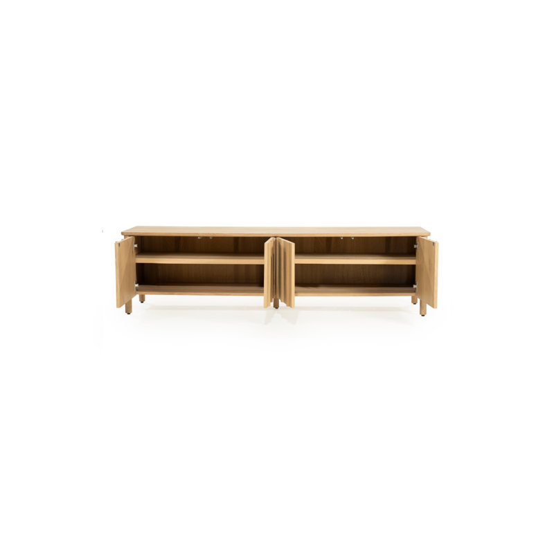 Jake 4-Door Media Unit, Natural