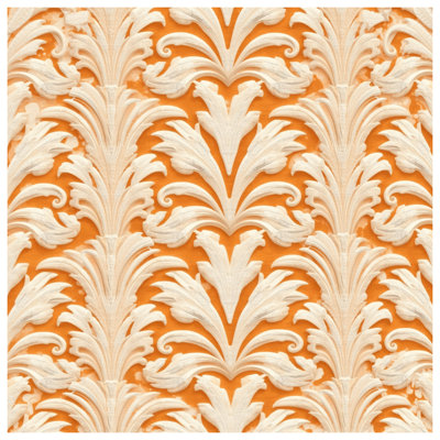 Ornate Baroque Pattern Quilted Bedspread All Sizes