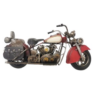 MOTORCYCLE MINI CHOPPER REPLICA: MADE OF SILVER NUTS & BOLTS