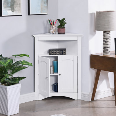 Sideboard Cabinet,Corner Cabinet,Bathroom Floor Corner Cabinet With Shelves