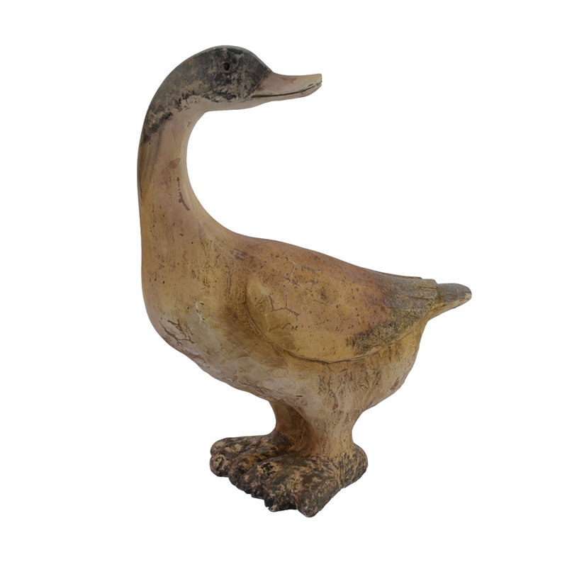 Seamus GOOSE 30cm Carved Wood Effect