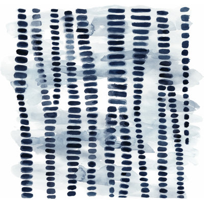 Indigo Study V by Chariklia Zarris - Wrapped Canvas Painting