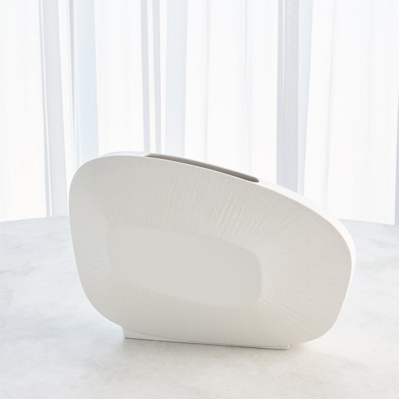 Handmade Ceramic Table Vase, White