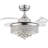 Blade LED Crystal Ceiling Fan Chandelier with Remote Control-578673570